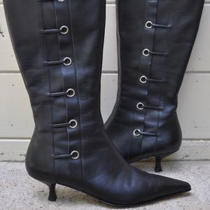 💋KNEE-HIGH LEATHER BOOTS💋